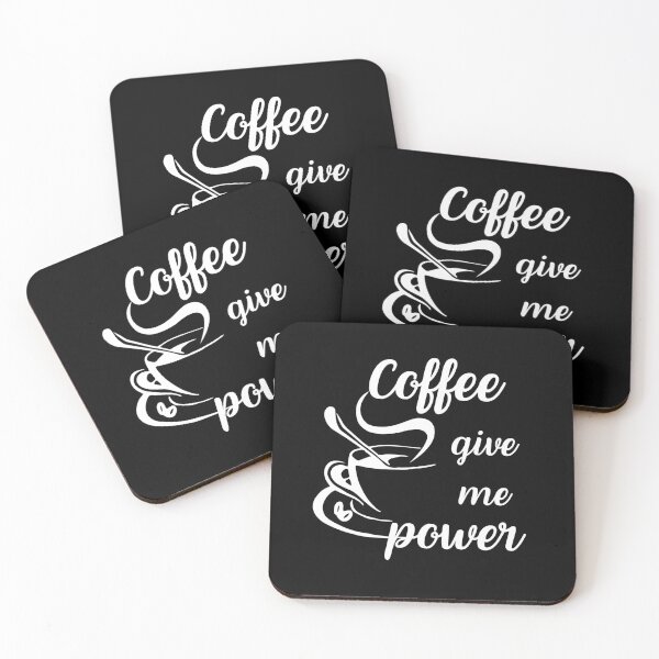 Item preview, Coffe give me power designed and sold by GlunmanStore.