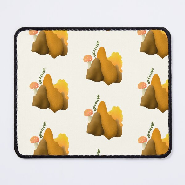 Item preview, No Quote Rocks, mushrooms, and plants cottagecore and hygge sticker by DozyJov designed and sold by DozyJov.