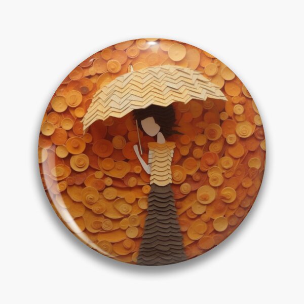 Item preview, An abstract cut paper artwork, featuring a woman holding an umbrella designed and sold by aiphotosart.