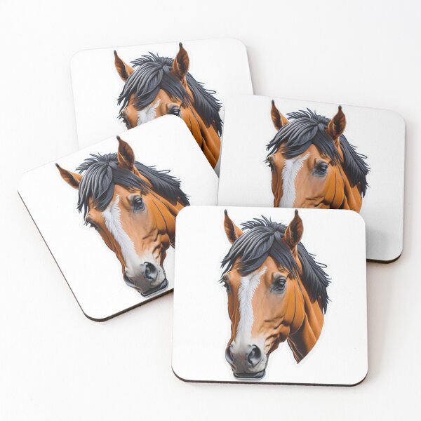 Item preview, Majestic Bay: Exquisite Horse Face Bay for Equestrian Enthusiasts designed and sold by Artforhorse.