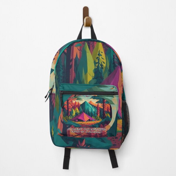 Item preview, "Camp Harder" - graphic by BabeMonetArt designed and sold by MoxyMermaid.