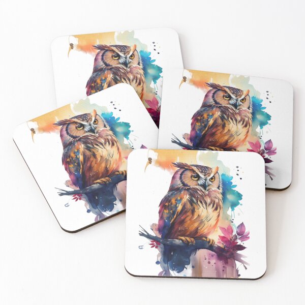 Item preview, Enchanting Eyes: Captivating Owl Artwork designed and sold by WildSpiritPaint.