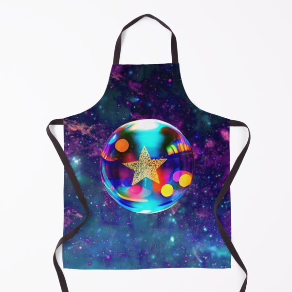 Item preview, Colorful Bubble with Gold Star in Galaxy  designed and sold by UllaSformat.