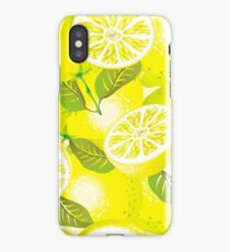 Lemon background iPhone Case
