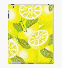 Lemon background iPad Case/Skin