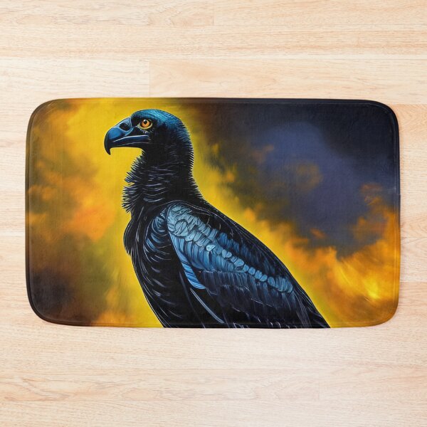 Item preview, Black Vulture Against Glowing Sky, Ai Generated Art  designed and sold by ACC .