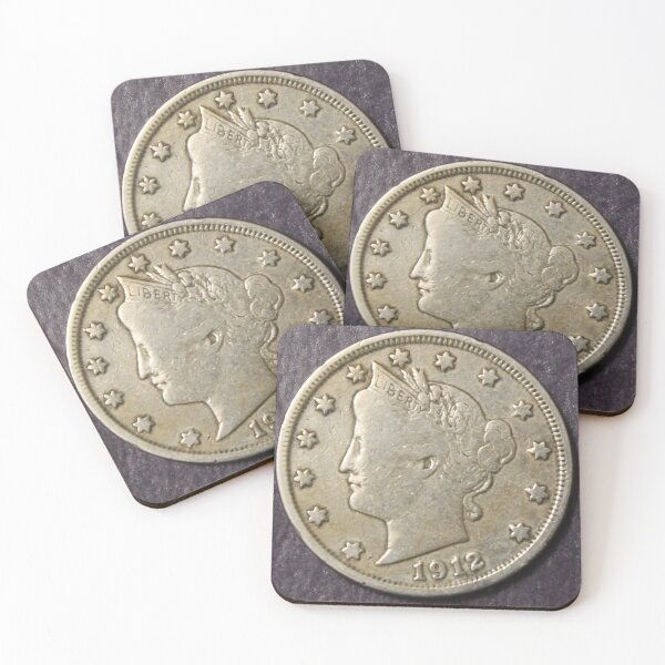 Item preview, 1912 Liberty "V" Nickel designed and sold by coinsxcrochet.