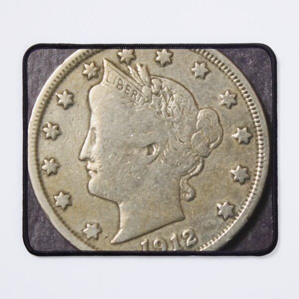 Item preview, 1912 Liberty "V" Nickel designed and sold by coinsxcrochet.