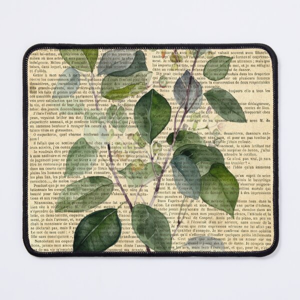 Item preview,  Botanical print, on old book page  designed and sold by Art by Lilia.