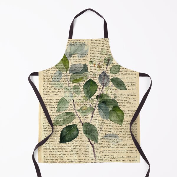 Item preview,  Botanical print, on old book page  designed and sold by Art by Lilia.