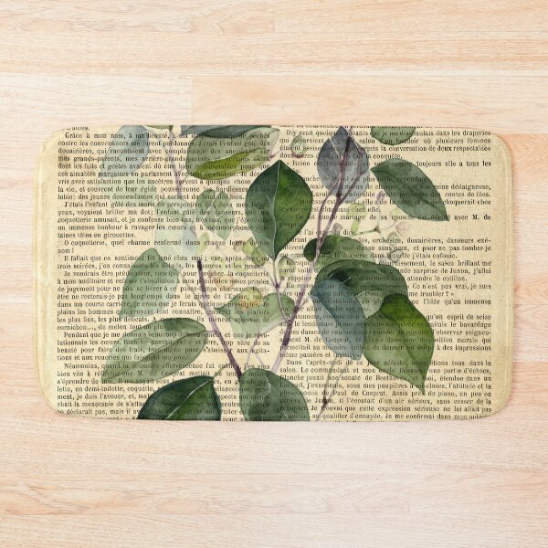 Item preview,  Botanical print, on old book page  designed and sold by Art by Lilia.