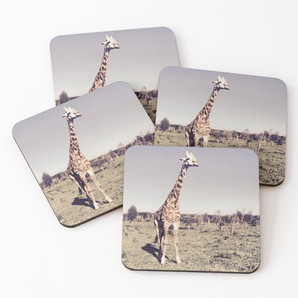 Item preview, Close-up of Giraffe on Horseback Safari: A Rare Opportunity to Get Up Close and Personal with One of the World's Most Majestic Animals  designed and sold by Oh Halo Berry.