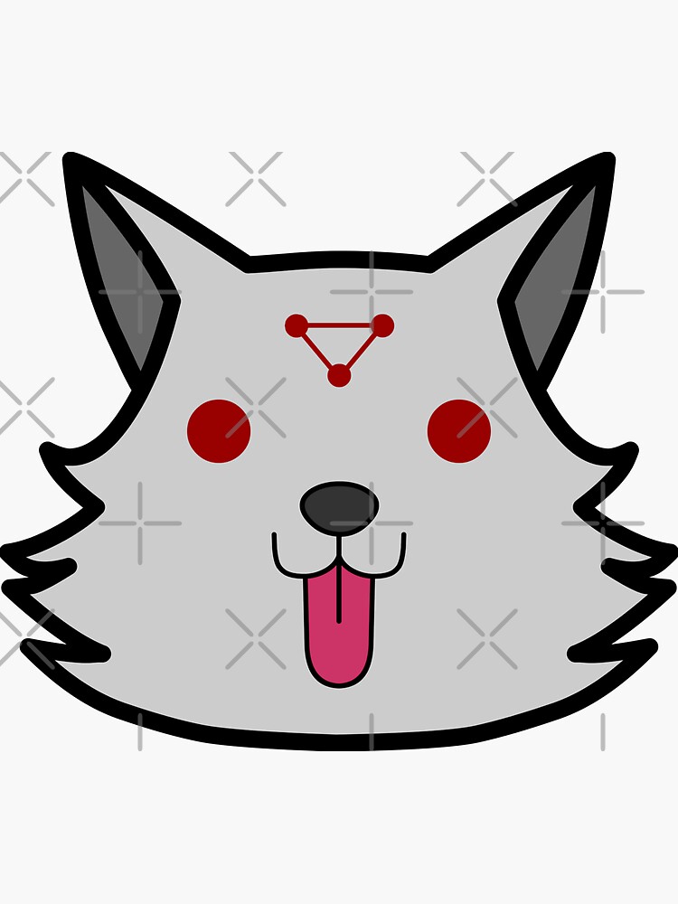 Chibi Divine Dog: White&quot; Sticker for Sale by dnielle-river | Redbubble