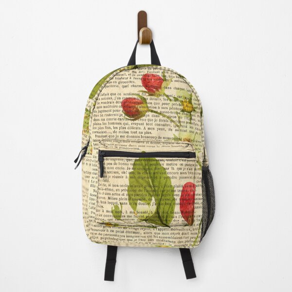 Item preview, Botanical print, on old book page - strawberry designed and sold by Art by Lilia.