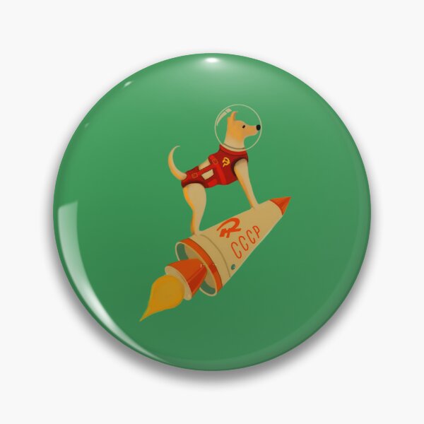 Item preview, Laika The CCCP Soviet Russia Super Space Rocket Dog    	 designed and sold by fuwsnooux54.