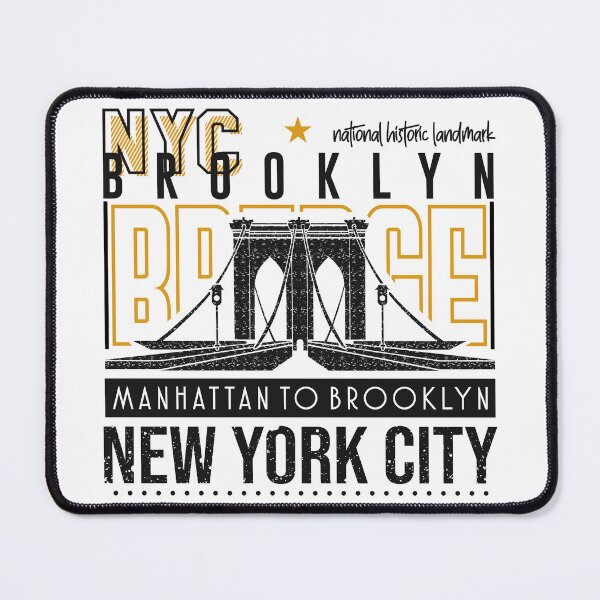Item preview, Grunge Brooklyn Bridge Historic Landmark Illustration designed and sold by xposedbydesign.