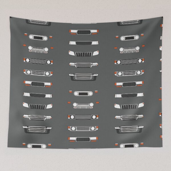 Item preview, Simple headlight and grill design of the evolution of the most indestructible SUV ever made -  40 Series, FJ55, FJ60, FJ70, FZJ80, UZJ100, J150, USJ200, J300 designed and sold by ApexFibers.