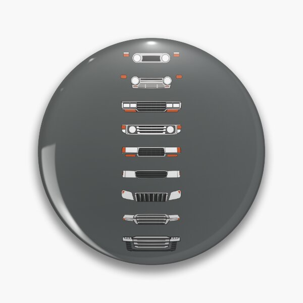 Item preview, Simple headlight and grill design of the evolution of the most indestructible SUV ever made -  40 Series, FJ55, FJ62, FJ70, FZJ80, UZJ100, J150, USJ200, J300 designed and sold by ApexFibers.