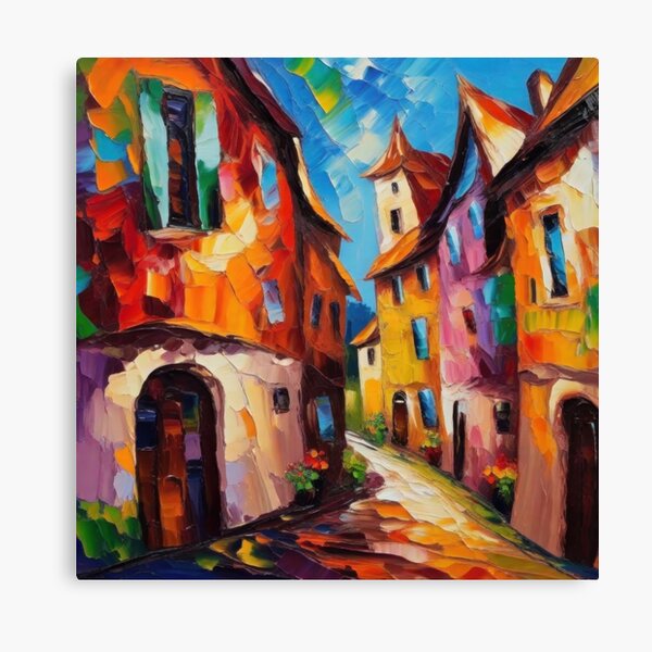 Item preview, Village at Daybreak designed and sold by kultomatic.
