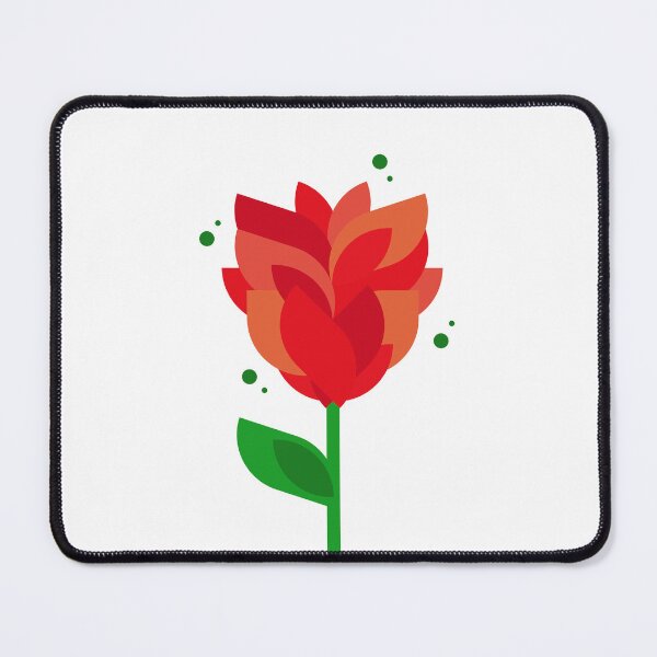 Item preview, Flower Power Red designed and sold by ClareAckerman.