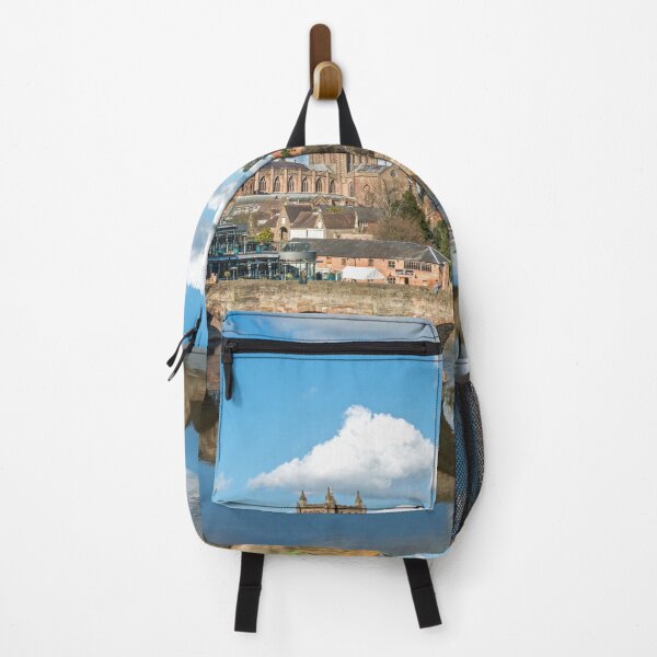 Item preview, River Wye at Hereford with the arched bridge and cathedral  designed and sold by Cameranick.