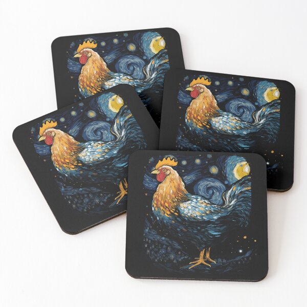 Item preview, Starry Night Farm Chicken Gifts Funny Chicken designed and sold by KsuAnn.
