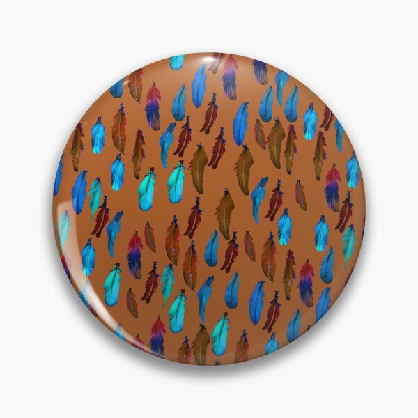 Item preview, Boho Feathers Pattern Random Bohemian Style Feathers Pattern 5 of 8 designed and sold by Beachy.
