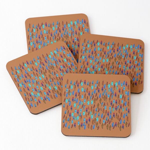 Item preview, Boho Feathers Pattern Random Bohemian Style Feathers Pattern 5 of 8 designed and sold by Beachy.