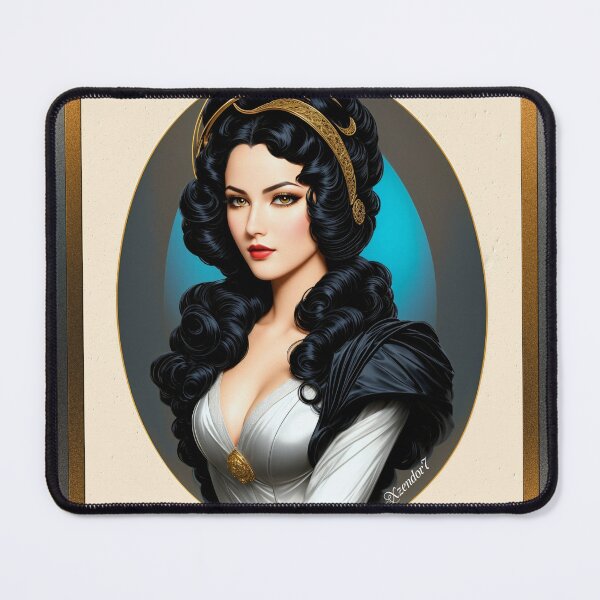 Item preview, Portrait Of The Noblewoman Malstavia Enouwhe Beautiful AI Concept Art by Xzendor7 designed and sold by Xzendor7 Digital Art Creations.