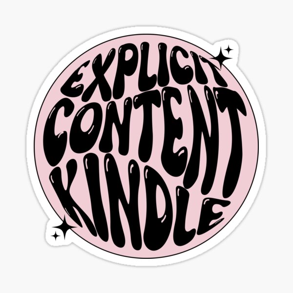 Kindle Stickers Bookish Stickers Book Lover Stickers Coffee and Spicy Books  Emotional Support Kindle Smut Stickers 