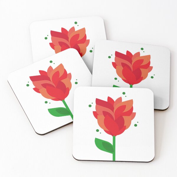 Item preview, Flower Power Red designed and sold by ClareAckerman.