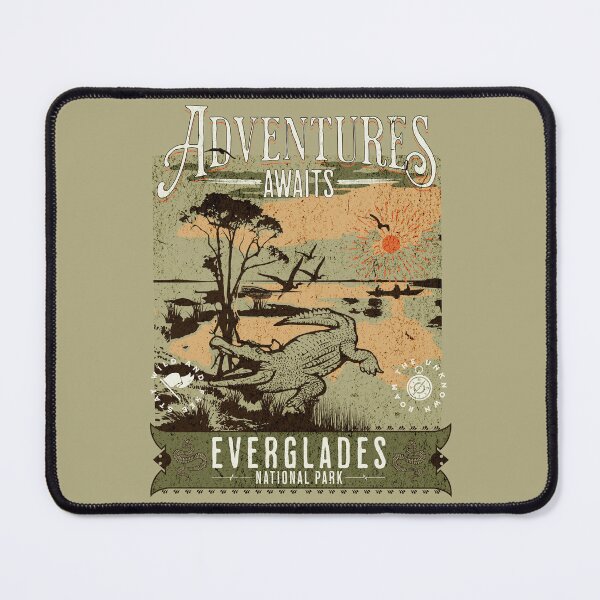 Item preview, Adventures awaits | Everglades National Park | Vintage Style designed and sold by Tee-Craftify.