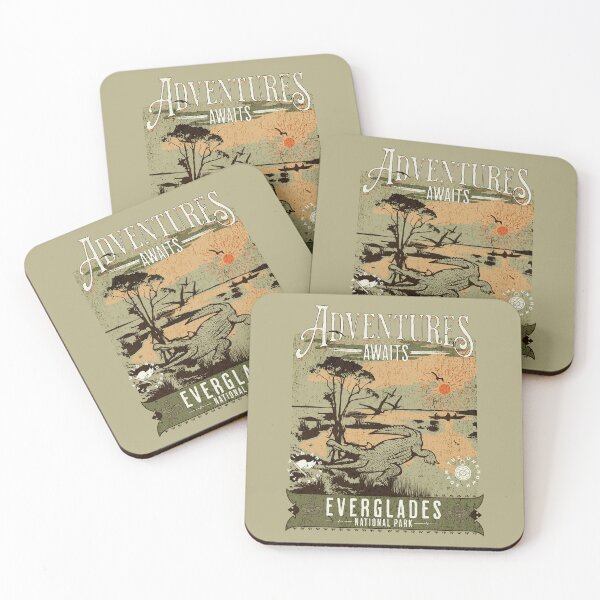Item preview, Adventures awaits | Everglades National Park | Vintage Style designed and sold by Tee-Craftify.