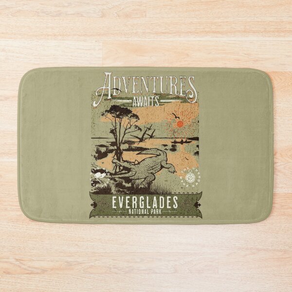 Item preview, Adventures awaits | Everglades National Park | Vintage Style designed and sold by Tee-Craftify.