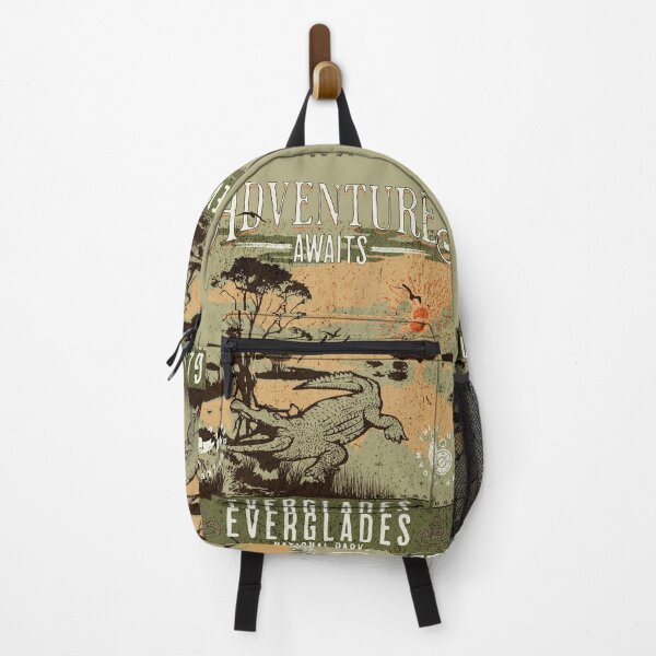 Artikelvorschau, Abenteuer erwarten Sie | Everglades-Nationalpark | Vintage-Stil entworfen und verkauft von Tee-Craftify.