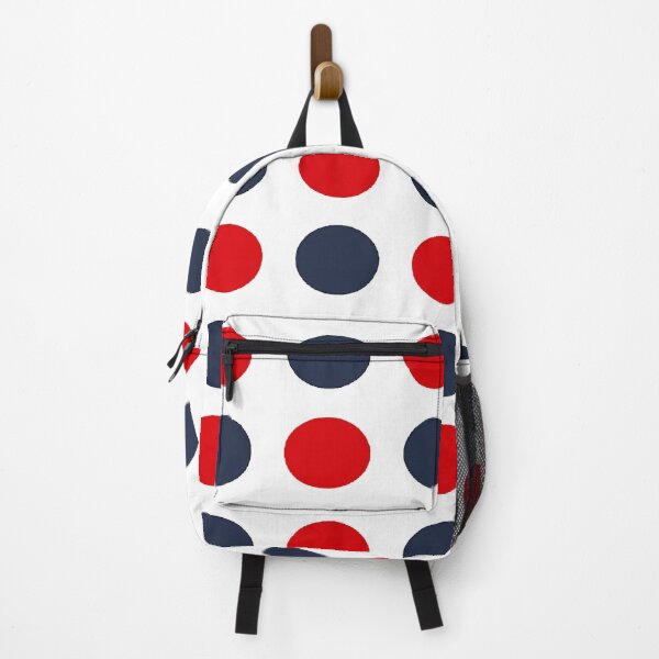 Item preview, RED, NAVY BLUE and WHITE Symmetrical POLKA DOTS  designed and sold by RachelMacht.