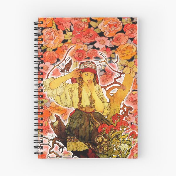 Item preview, HD. Alphonse Mucha - Music: Moravian Teachers Choir. Baroque background version by Mindthecherry designed and sold by MINDTHECHERRY.