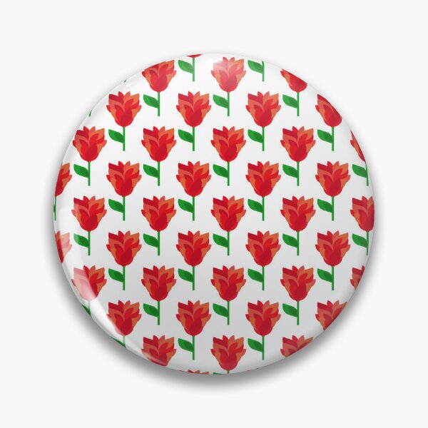 Item preview, Flower Power Red Pattern designed and sold by ClareAckerman.