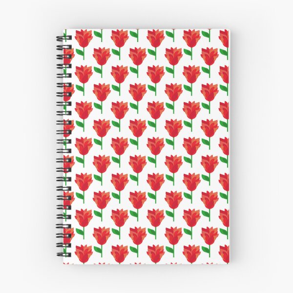 Item preview, Flower Power Red Pattern designed and sold by ClareAckerman.