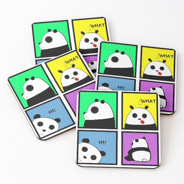 Item preview, Kawaii colorful pandas designed and sold by Sherricaa.