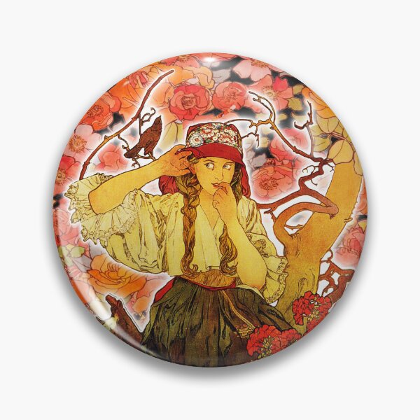 Item preview, HD. Alphonse Mucha - Music: Moravian Teachers Choir. Baroque background version by Mindthecherry designed and sold by MINDTHECHERRY.