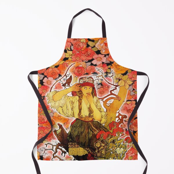 Item preview, HD. Alphonse Mucha - Music: Moravian Teachers Choir. Baroque background version by Mindthecherry designed and sold by MINDTHECHERRY.
