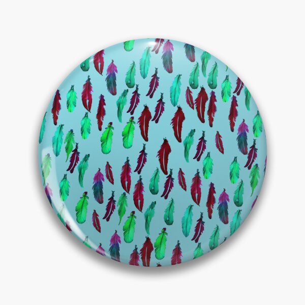 Item preview, Boho Feathers Pattern Random Bohemian Style Feathers Pattern 6 of 8 designed and sold by Beachy.
