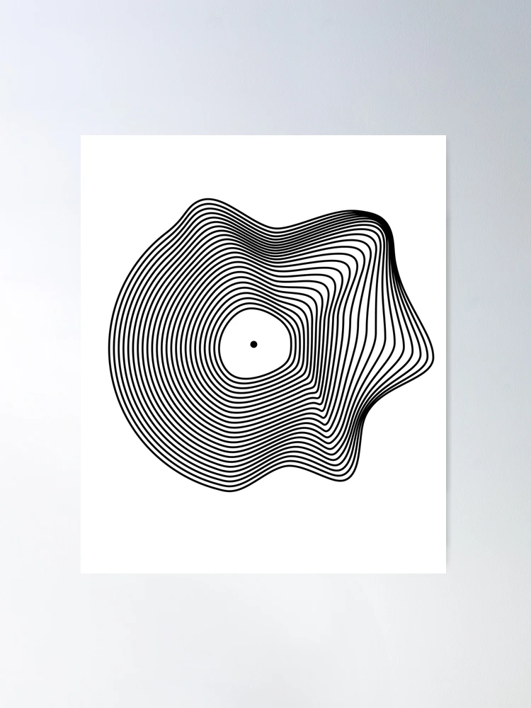 Music CD Optical Art Illusion