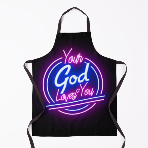 Item preview, Neon Graphic Design: Your God Loves You designed and sold by HIKARI Creations.