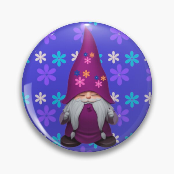Item preview, Purple Flower Gnome - Sweet Boho Gnome Flower Design designed and sold by TGAL2.