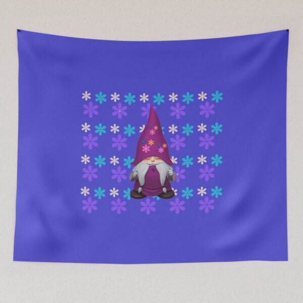Item preview, Purple Flower Gnome - Sweet Boho Gnome Flower Design designed and sold by TGAL2.