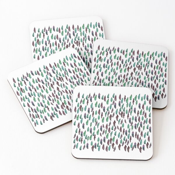 Item preview, Boho Feathers Pattern Random Bohemian Style Feathers Pattern 7 of 8 designed and sold by Beachy.