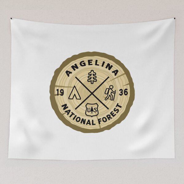 Item preview, Angelina National Forest Log Slice designed and sold by VanyaKar.