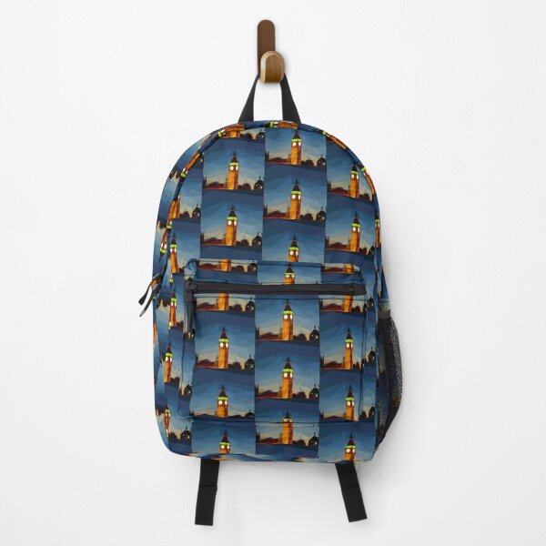 Item preview, Big Ben at night. Image made using triangles. designed and sold by EdgyEdgeArt.